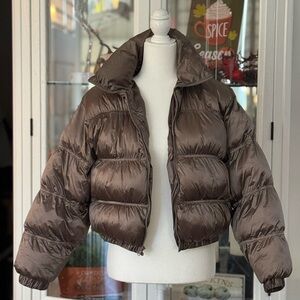 Wild Fable Brown Puffer Jacket